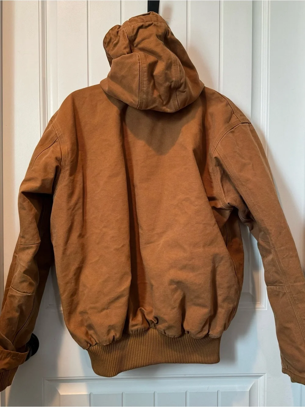 Carhartt Brown Hooded Work Jacket